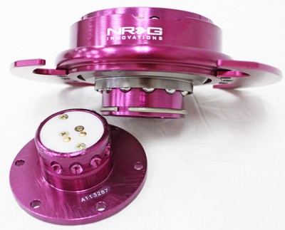 NRGSRK-650PK NRG Generation 3 Quick Release Steering Wheel Adaptor : Pink Body / Pink Ring (SRK-650PK),
