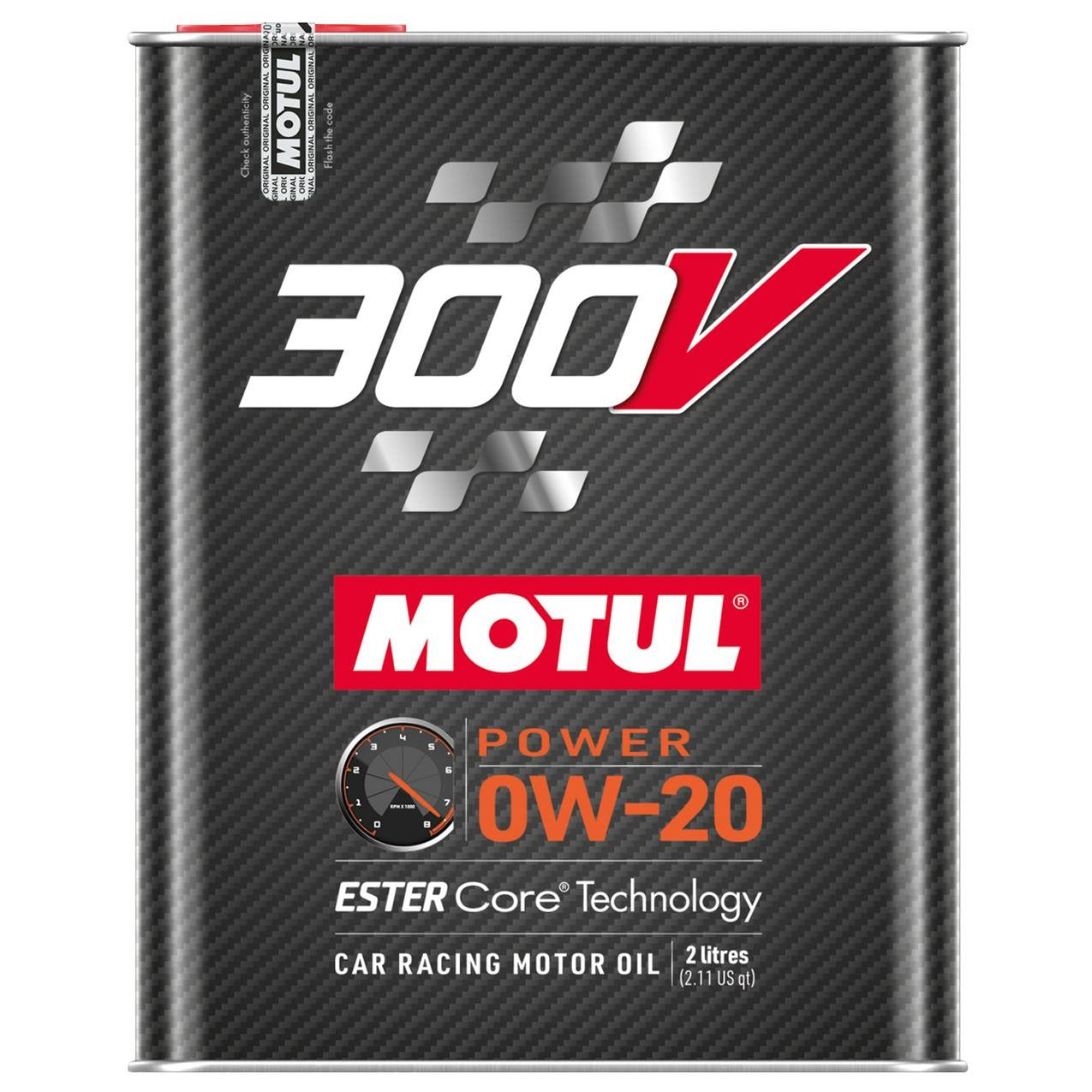 MOTUL 300V POWER 0W-20 2L 2缶セット Motul 300V 0W20 Synthetic Motor Oil (2 Liter Can) – FTSpeed