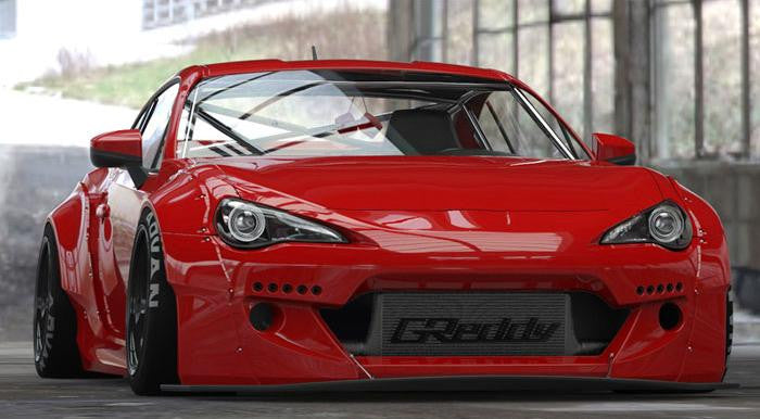 GReddy Version 2 Greddy X Rocket Bunny 86 Aero Rear Duck Tail Wing Only - 2013-2016 Scion FR-S