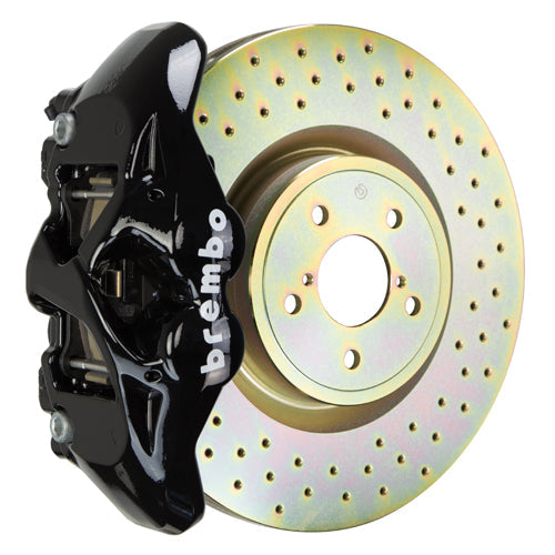 Brembo GT Systems Monobloc 4 Piston 326mm Cross Drilled Black - 2013-2021 Scion FR-S / Subaru BRZ / Toyota 86