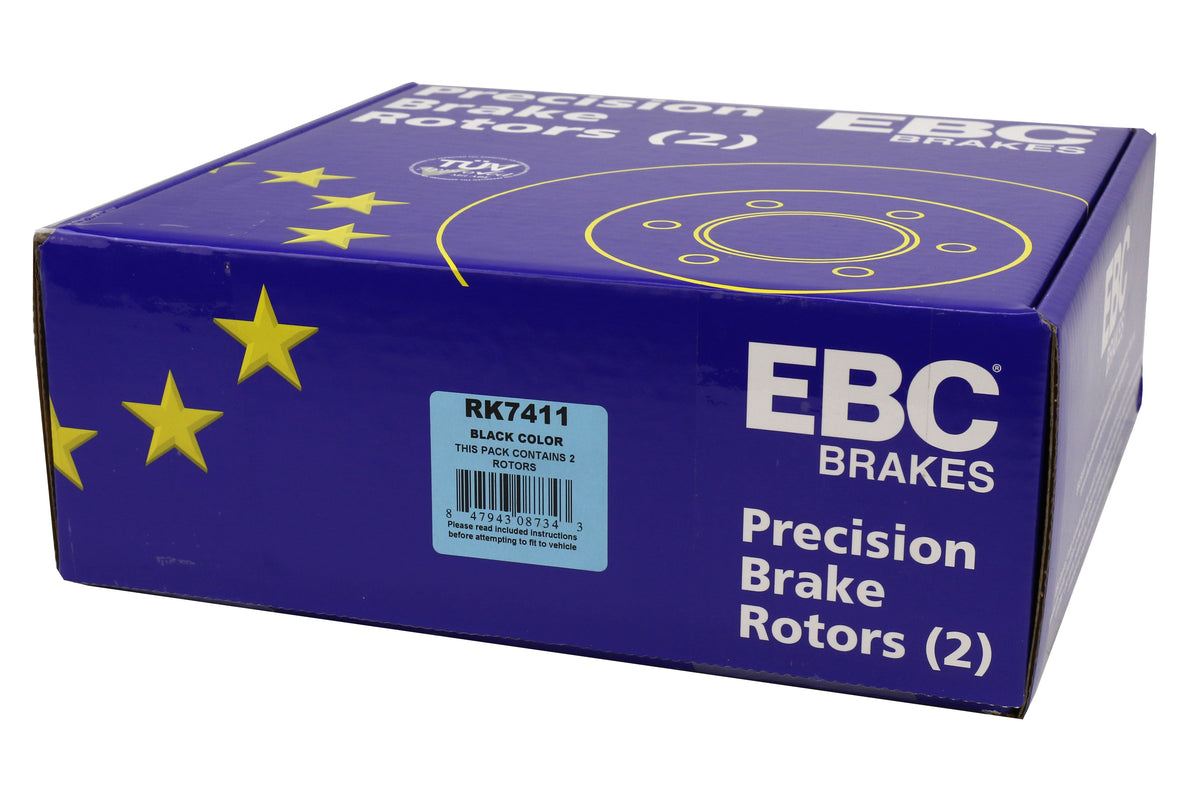 EBC Standard Front Rotors - 2013-2026 Subaru BRZ / Toyota GT/GR86 / Scion FR-S (W/ Vented Rear Rotors)