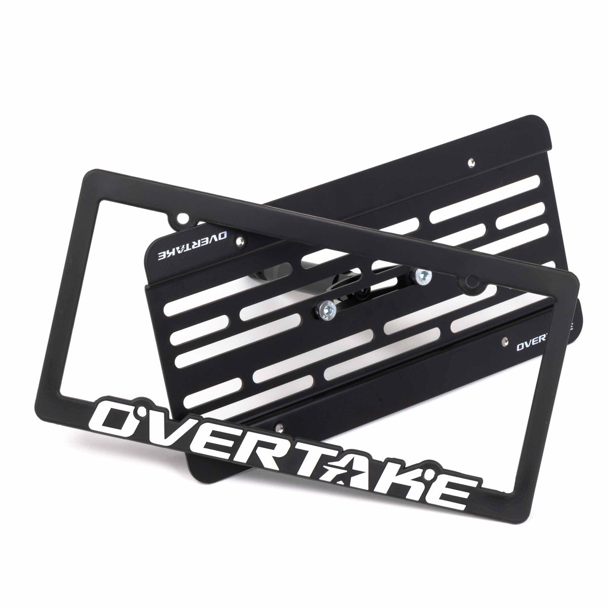 OVERTAKE MaxxAdjust License Plate Relocation Kit - 2018-2026 WRX / 2018-2021 STI / 2018-2025 Crosstrek / 2013-2027 BRZ / FRS / 86 / 2017-2024 Impreza
