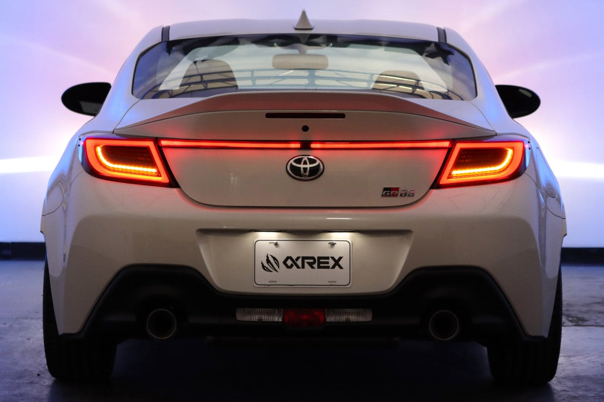 AlphaRex LUXX-Series LED Tail Lights - Alpha Black - 2022-2024 Toyota GR86 / Subaru BRZ