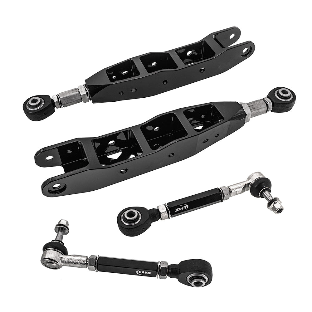 SMY Pillow Ball CNC Aluminum Adjustable Rear Control Arm / Toe Kit - 2008-2026 Subaru WRX / 2008-2021 STI / 2013-24 BRZ