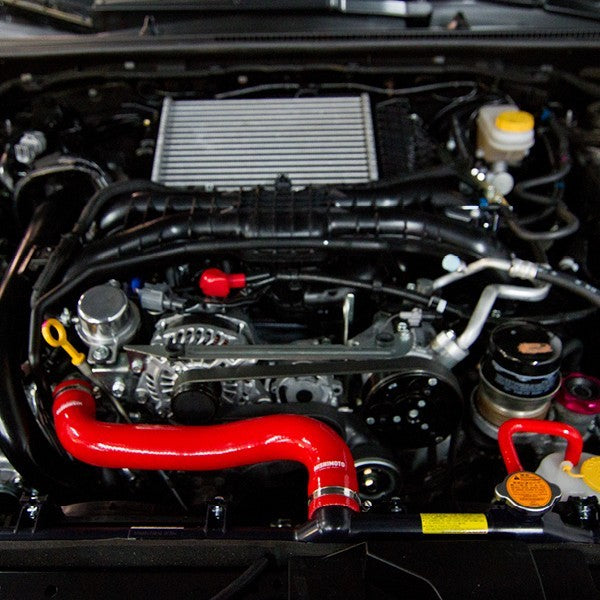 MIMMMHOSE-WRX-15RD Mishimoto Silicone Radiator Hose Kit (red, black, or blue) - 2015+ WRX-Red,
