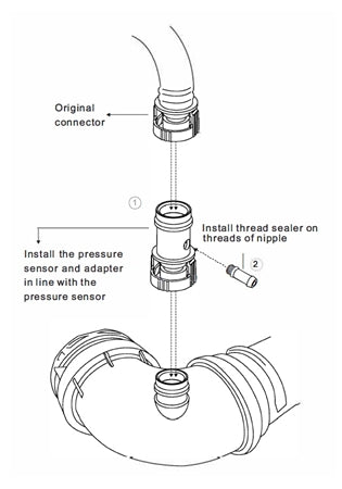 TQQSTS-GR-689 Torque Solution Billet Boost Tap - 2020+ Toyota Supra,