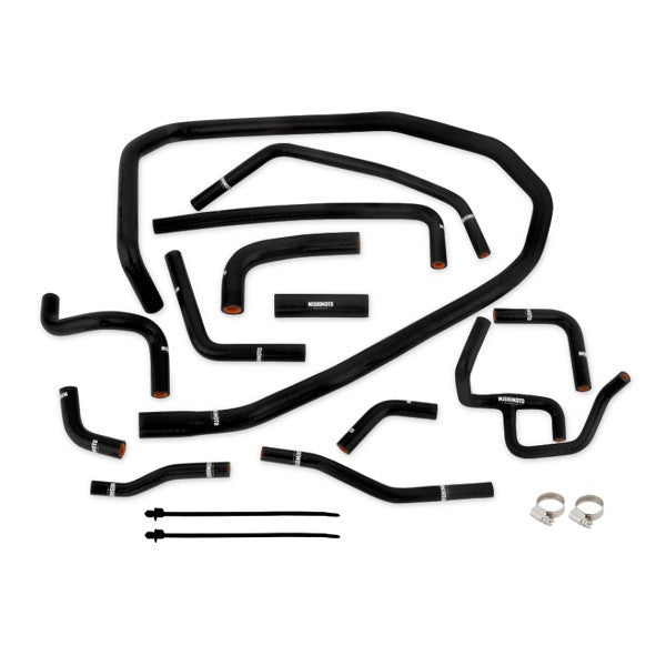 MIMMMHOSE-WRX-15ANCBK Mishimoto Silicone Ancillary Hose Kit (red, black, or blue) - 2015+ WRX-Black,