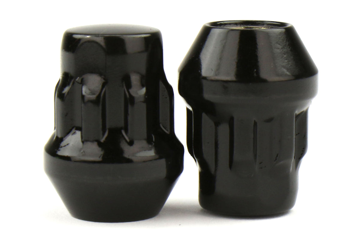 KICW603B19 PROJECT KICS BULL LOCK LUG NUT-Closed End Black,