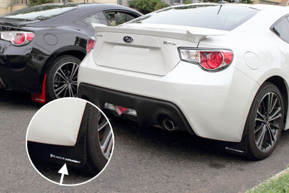 RALMF23-UR-BLK/WH Rally Armor Mud Flaps (White) - 2013+ BRZ,