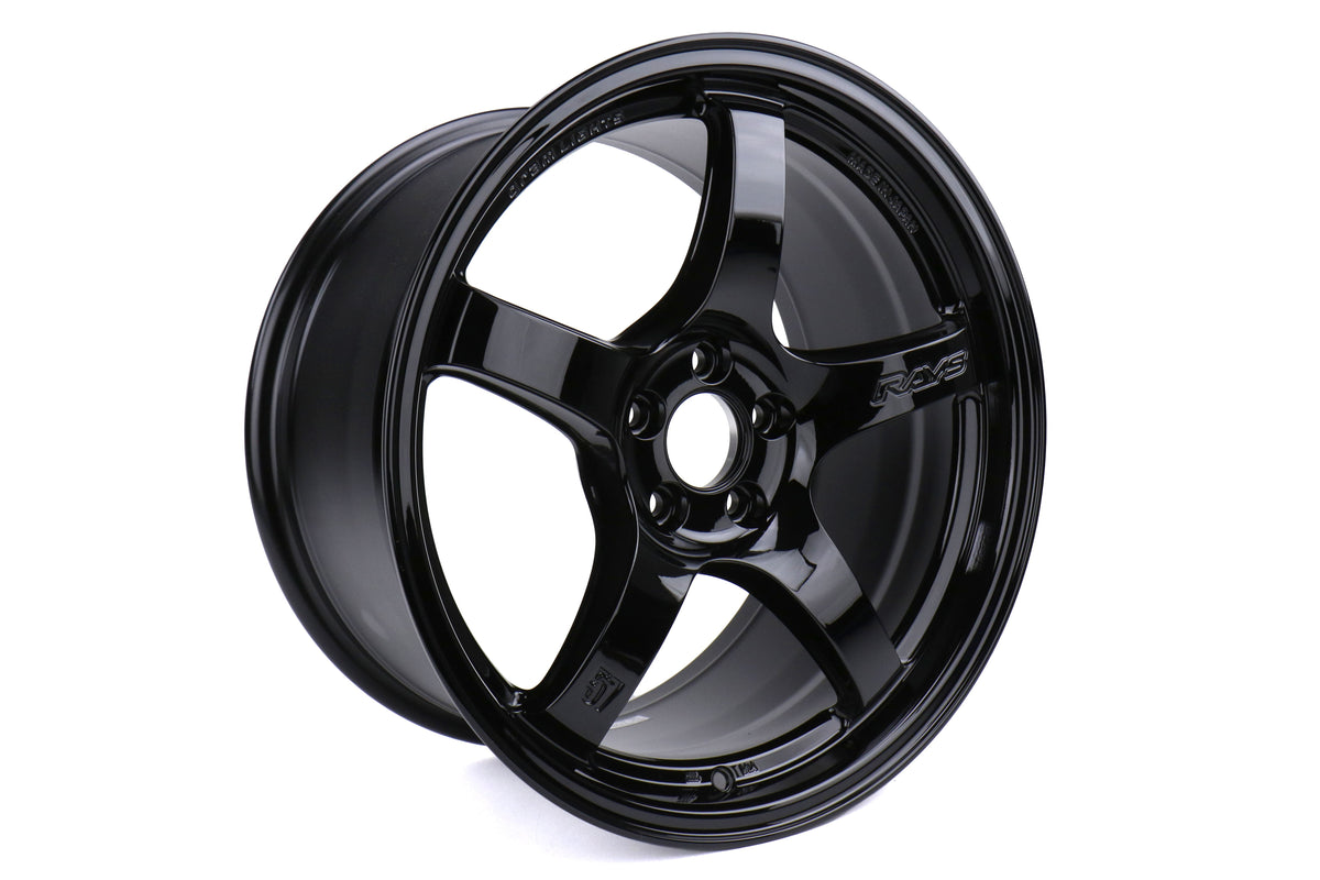 GRAWGCRQ38DGBP Rays Gram Lights 57CR Glass Black 17x9 +38 - 2013+ FR-S / BRZ / 86 / 204+ Foresterx4,