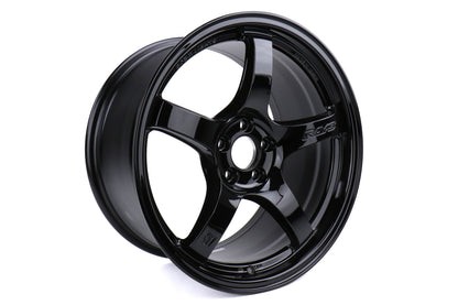 GRAWGCRQ38DGBP Rays Gram Lights 57CR Glass Black 17x9 +38 - 2013+ FR-S / BRZ / 86 / 204+ Foresterx4,