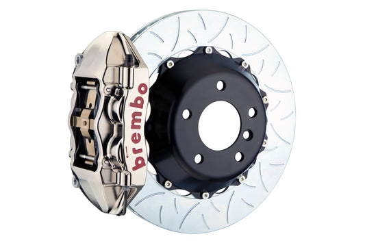 Brembo GT Systems 4 Piston Front Big Brake Kit Nickle Plated Slotted Rotors - 2013-2021 Scion FR-S / Subaru BRZ / Toyota 86