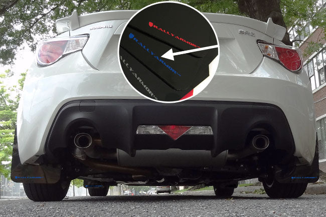 RALMF23-UR-BLK/BL Rally Armor Mud Flaps (Blue) - 2013+ BRZ,