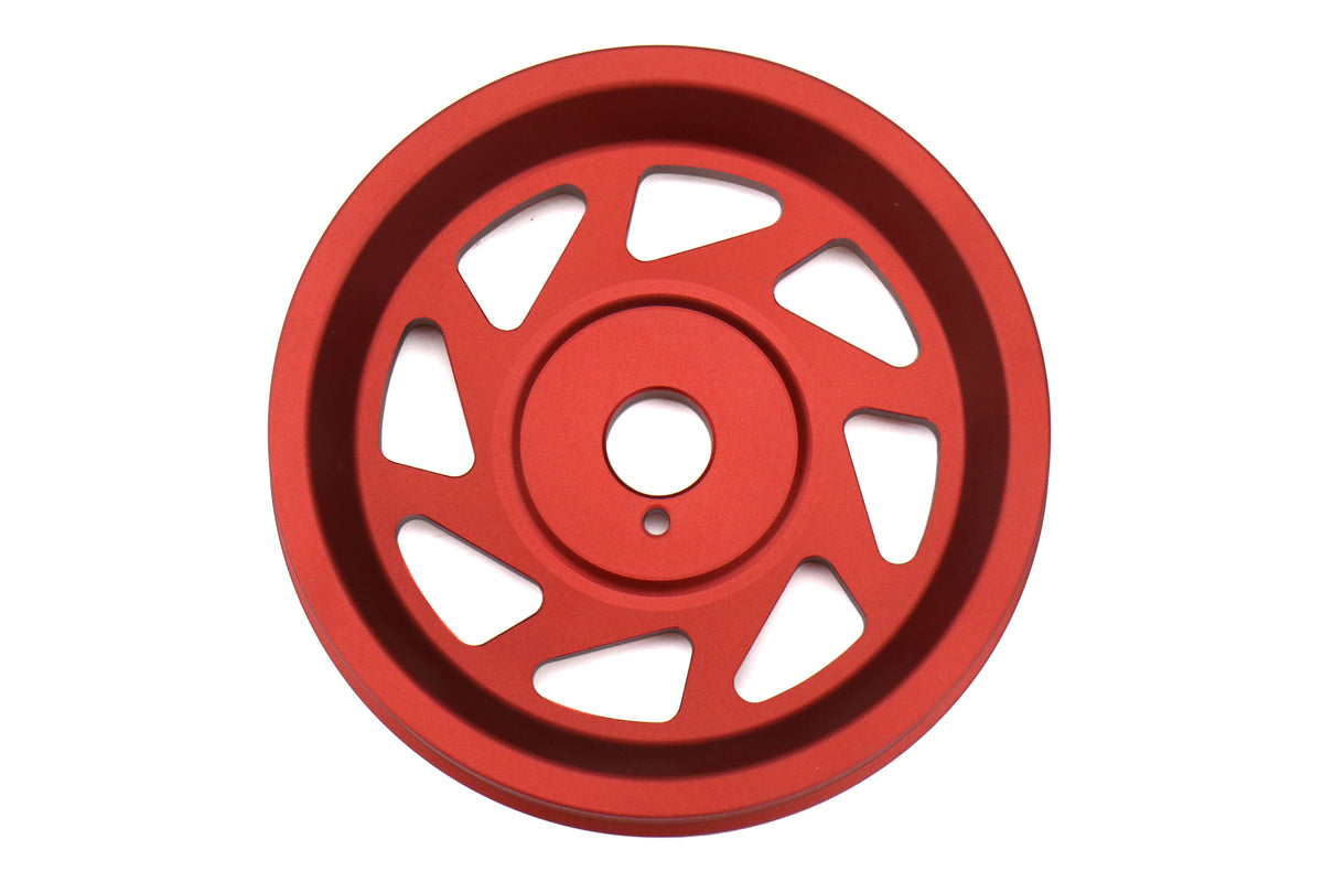 PERPSP-ENG-101RD Perrin Lightweight Crank Pulley (Red) - 2015+ WRX / 2013+ FT86,