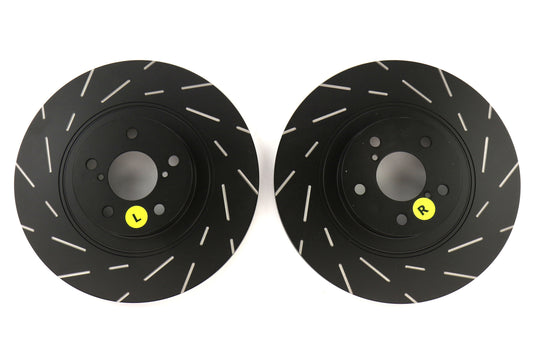 EBC Brakes USR Series Sport Slotted Front Brake Rotors - 2013-2026 Subaru BRZ / Toyota GT/GR86 / Scion FR-S (W/ Vented Rear Rotors)