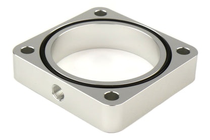 TQSTS-TBS-023 Torque Solutions Throttle Body Spacer (Silver or Red) - 2013+ BRZ-Silver,