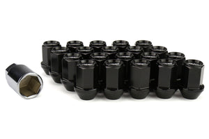 Project Kics Leggdura Racing Lug Nuts Black M12X1.25 - Universal