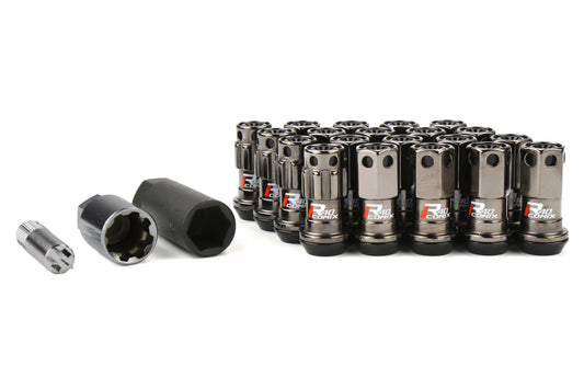 KICWRIF13CK Project Kics R40 Iconix Lug Nuts W/ Lock - 2015+ WRX / 2015+ STI / 2013+ FT86-Gunmetal,