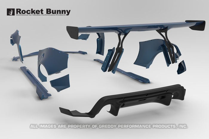 GReddy Full Greddy X Rocket Bunny 86 Wide Body Aero Kit w/ GT Wing - 2013-2021 Scion FR-S / Subaru BRZ / Toyota 86
