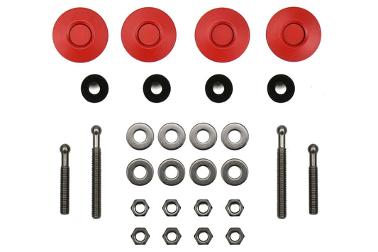 MOVFT86-QRKRD Move Over Racing Bumper Quick Release Kit - 2013+ FT86-Red,