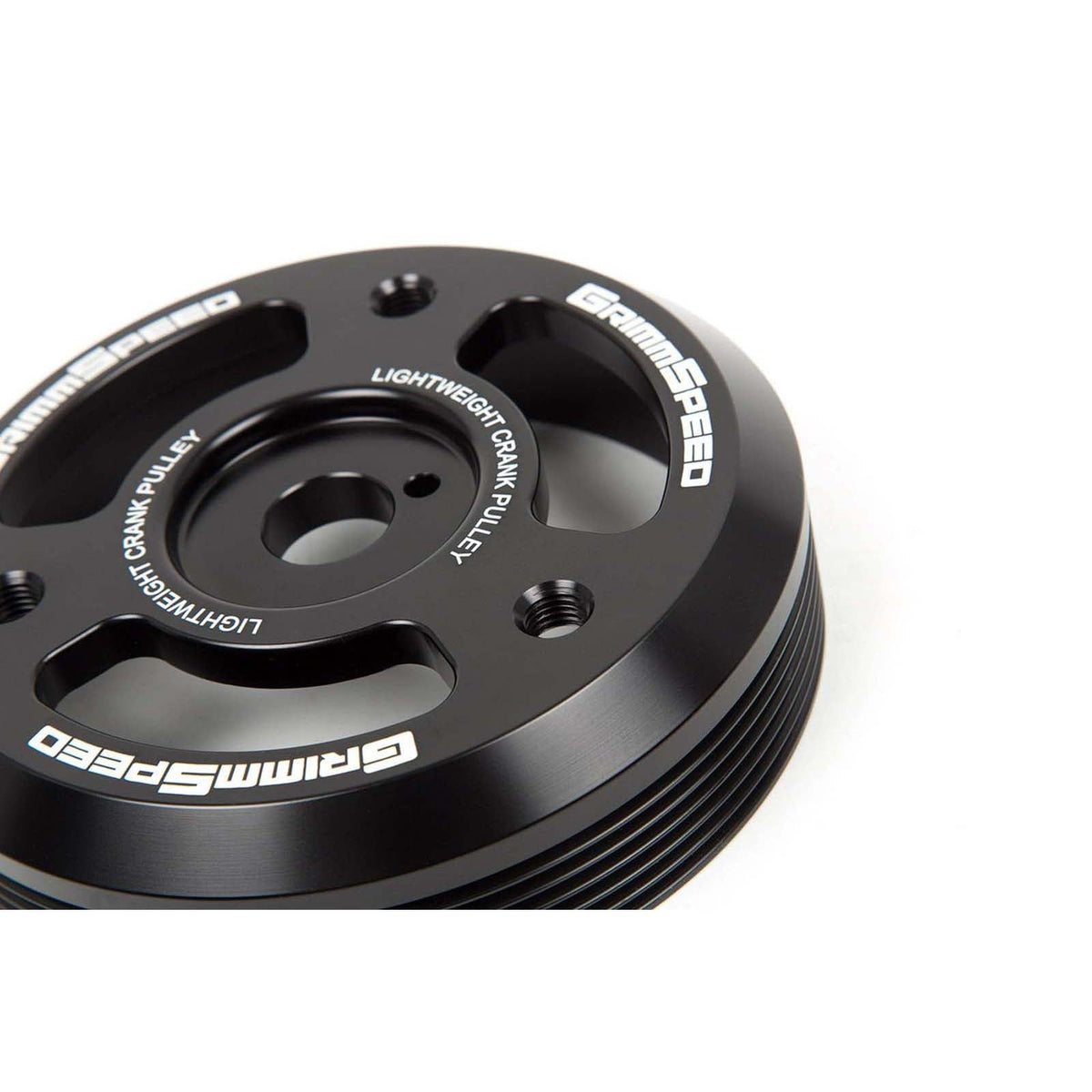 GRM095023 GrimmSpeed Lightweight Crank Pulley - 2015+ WRX / 2013+ BRZ-Black,