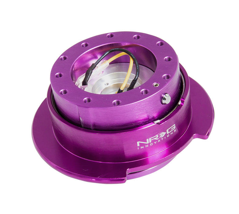 NRGSRK-250PP NRG Generation 2.5 Quick Release Steering Wheel Adaptor : Purple Body / Purple Ring (SRK-250PP),