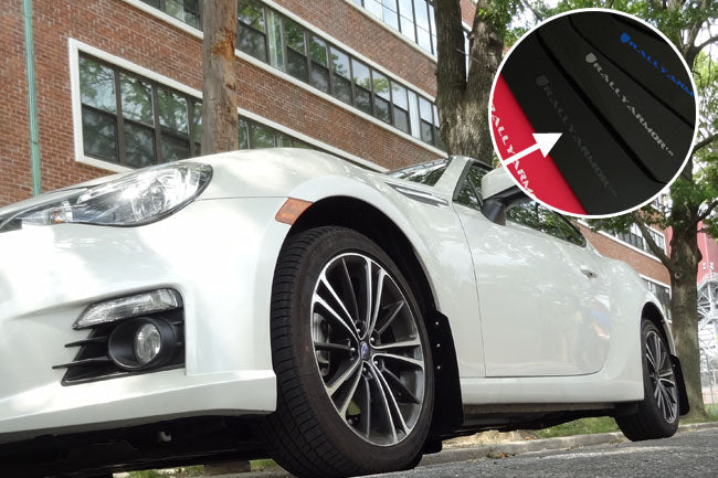 RALMF23-UR-BLK/GRY Rally Armor Mud Flaps (Grey) - 2013+ BRZ,