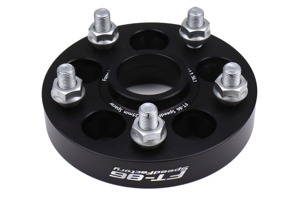 FTSFT-510051143-25 FT-86 SpeedFactory 5x100 to 5x114.3 Forged Aluminum Wheel Conversion Spacers - 2013+ FT86-25mm,