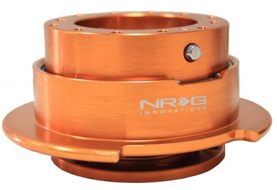 NRGSRK-250OR NRG Generation 2.5 Quick Release Steering Wheel Adaptor : Orange Body / Orange Ring (SRK-250OR),