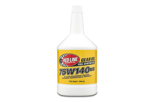 RDL57104 Red Line 75W140 NS GL-5 Gear Oil 1 Quart - Universal,