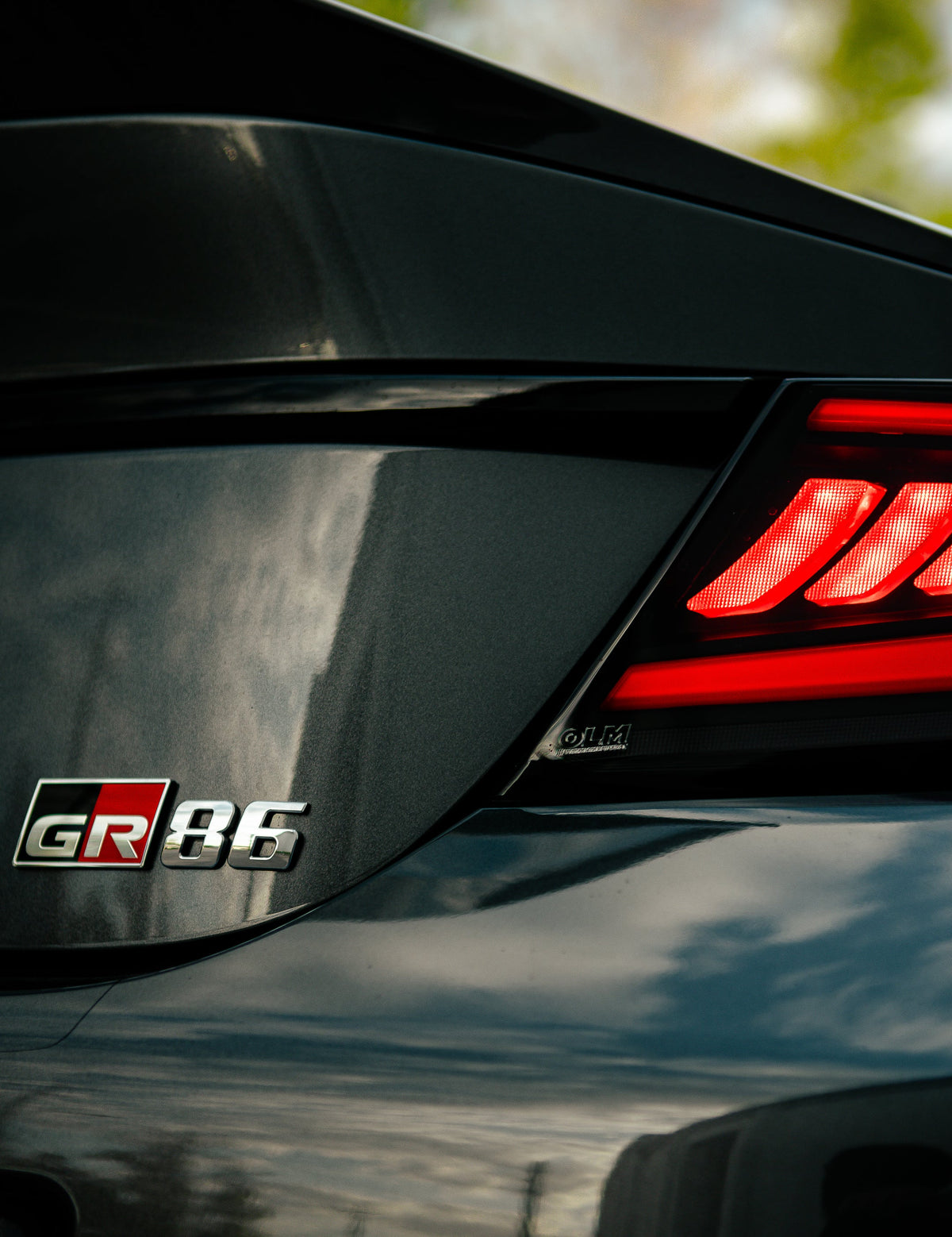 OLM Raiden LED Taillights (Clear Lens/Red Bar) - 2022+ GR86 / BRZ