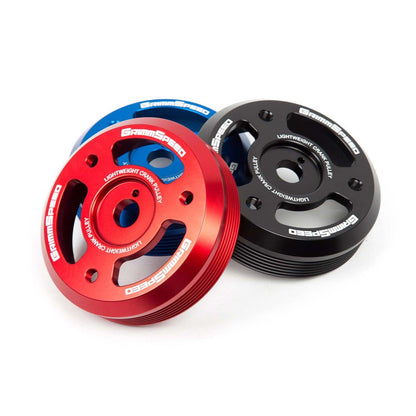 GRM095023 GrimmSpeed Lightweight Crank Pulley - 2015+ WRX / 2013+ BRZ-Black,