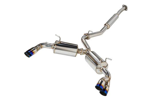REMRK-C2063T-04T REMARK Elite Spec Cat-Back Exhaust Burnt Stainless Tip Cover - 2022+ Subaru BRZ / 2022+ Toyota GR86,