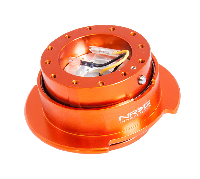 NRGSRK-250OR NRG Generation 2.5 Quick Release Steering Wheel Adaptor : Orange Body / Orange Ring (SRK-250OR),