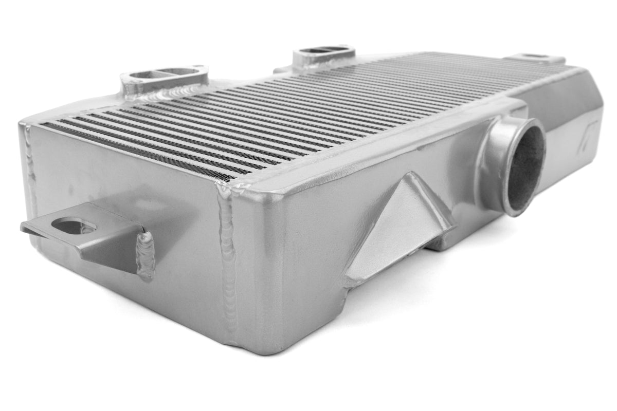 MIMMMTMIC-STI-08SLBK Mishimoto Performance Top Mount Intercooler Kit - 2015+ STI-Silver with Black Hose,