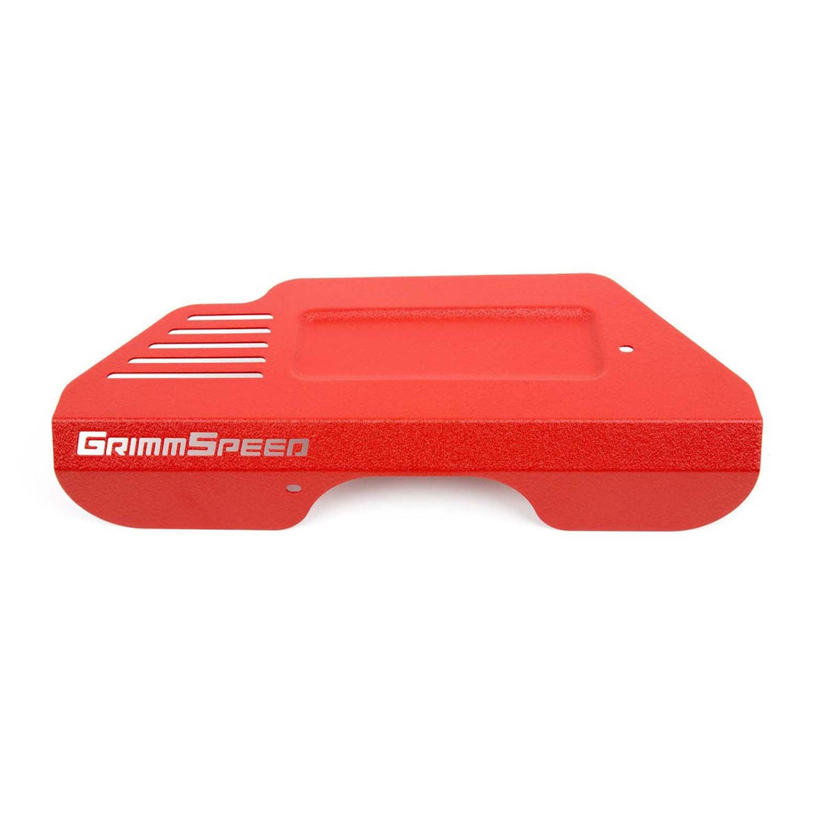 GRM099031 GrimmSpeed Pulley Cover with Tool Tray : Texture Red Powdercoat (099031),