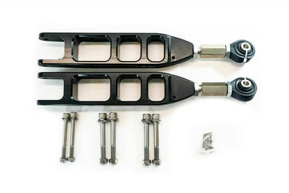 ISC Suspension V3.2 Rear Adjustable Control Arms - Limited Stealth Series - 2008-2024 Subaru WRX / 2008-2021 STI