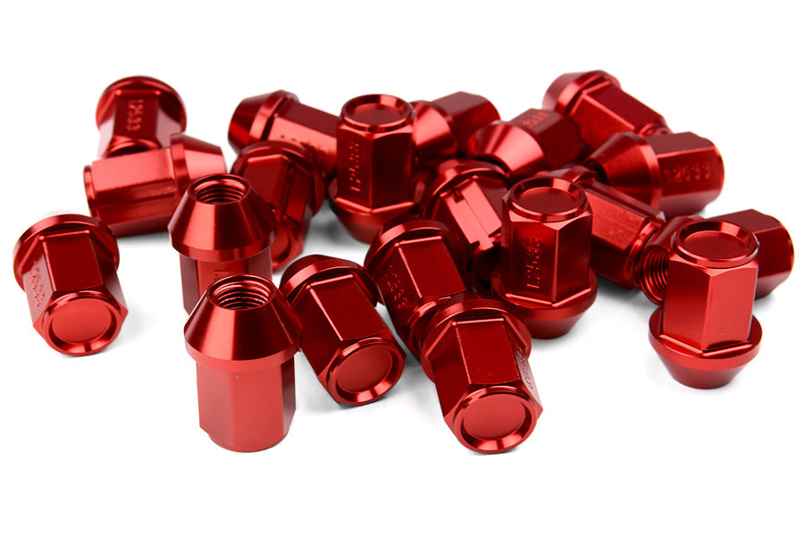 KICWKIC3R Project Kics Leggdura Racing Lug Nuts - 2015+ WRX / 2015+ STI / 2013+ FT86-Red,