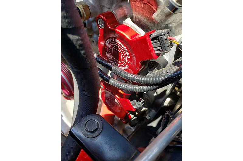 VERA0013A-RED FT-86 SpeedFactory Cam Solenoid Covers - 2013+ FT86-Red,