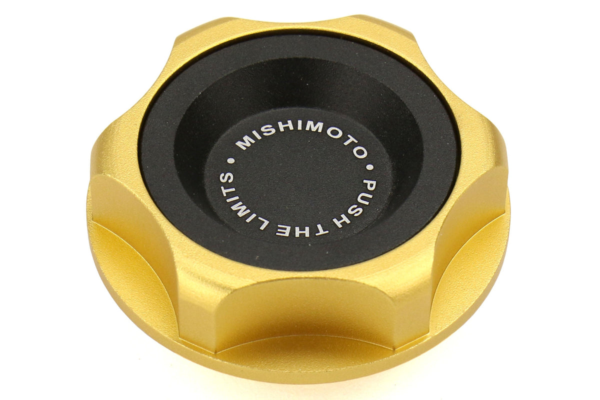 MIMMMOFC-SUB-GD Mishimoto Oil Filler Cap - 2015+ WRX / 2015+ STI / 2013+ BRZ-Gold,