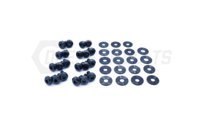 DSBSUB-008-TI-BLK Dress Up Bolts Partial Engine Bay Hardware Kit - 2013+ FT86-Black,