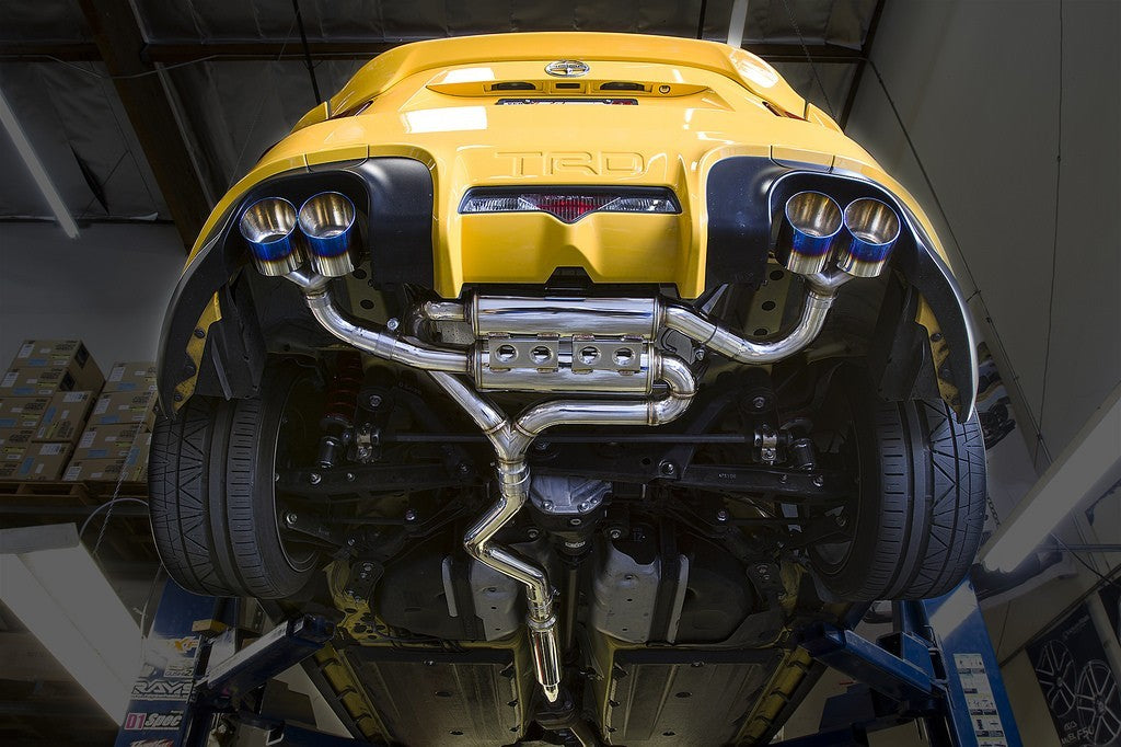 MXPMXSPFT86TRD MXP SP Quad Tip Catback Exhaust System for TRD - 2013+ FT86,