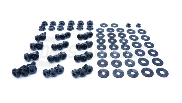 DSBSUB-007-TI-BLK Dress Up Bolts Full Engine Bay Hardware Kit - 2013+ FT86-Black,