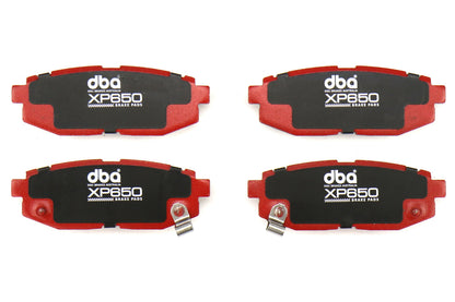 DBA XP650 Track Performance Rear Brake Pads - Subaru/Scion Models (inc. 2022-2026 WRX / 2013+ BRZ / 2013-2016 FR-S)