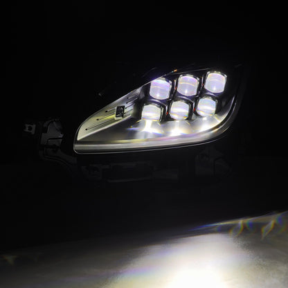 Alpharex Nova Series LED Projector Headlights - Black - Activation Light w/ Sequential Signal / Switchback DRL - 2022-2024 Toyota GR86 / Subaru BRZ