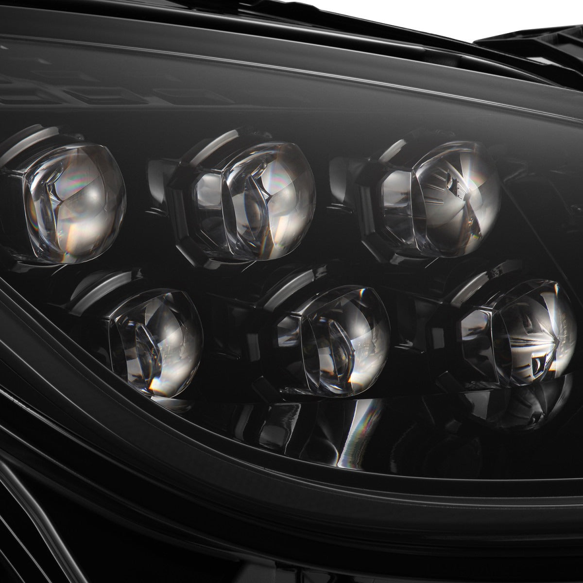 Alpharex Nova Series LED Projector Headlights - Alpha Black - Activation Light w/ Sequential Signal / Switchback DRL - 2022-2024 Toyota GR86 / Subaru BRZ