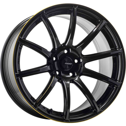 GRAWGTMX38DA3J Gram Lights 57 Transcend Unlimit 18 x 9.5 +38 5 x 100 Super Dark Gunmetal/Machine Coat - Universal,