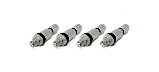 TQSTS-SU-558S-4 Torque Solution Billet TPMS Valve Stem Set Silver,