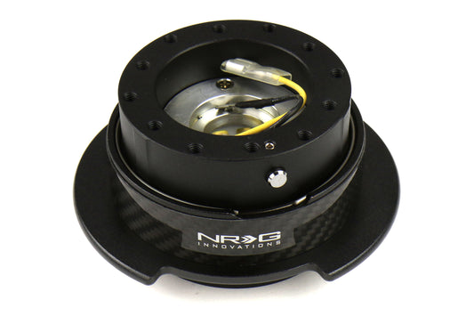 NRGSRK-250CF NRG Generation 2.5 Quick Release Steering Wheel Adaptor : Black Body / Carbon Fiber Ring (SRK-250CF),