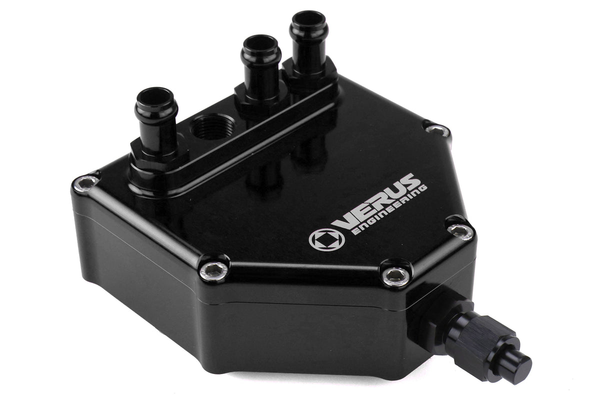 VERA0002A-BLK Dual Air Oil Separator, Multi-Stage Filtering - 2013+ FT86-Black,